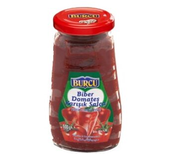 Burcu Mix Tomato Pepper Paste 600g – Karisik Domates Biber Salcasi