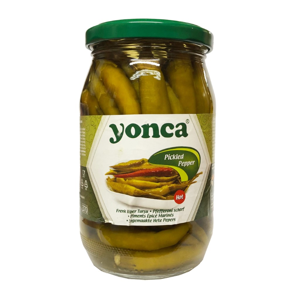 Yonca Hot Pepper Pickle 360g - Frenk Biber Tursu - Denar Foods Online