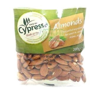 Cypressa Almonds Plain 200g – Badem Sade