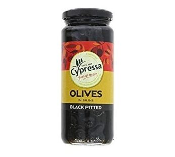 Cypressa Pitted Black Olives 340g