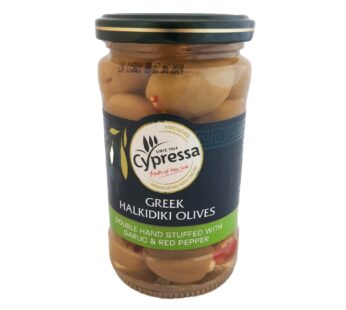 Cypressa Halkidiki Olives Staffed With Garlic & Pepper 315g