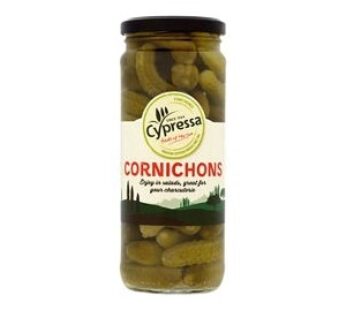 Cypressa Cornichons In Vinegar 450g – Sirkeli Kornisonlar