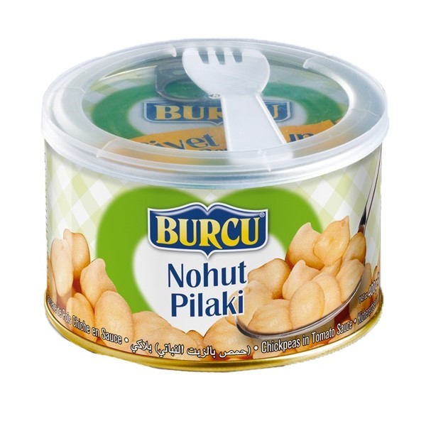 Burcu Chickpeas In Sauce 400g - Nohut Pilaki - Denar Foods Online