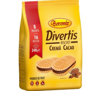 Boromir Divertis Biscuitis Family Pack Cocoa 240g