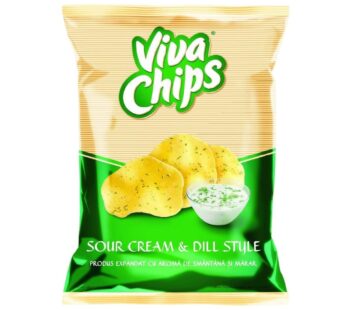 Viva Chips Cream & Dill 100g