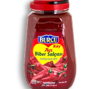 Burcu Pepper Paste Hot 4.2kg – Biber Salcasi Aci