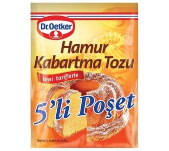 Dr. Oetker Dough Baking Powder 5 pcs 50g – Hamur Kabartma Tozu 5’li