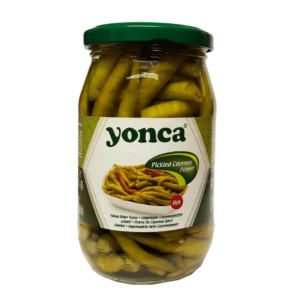 Yonca Hot Pepper Pickle 360g - Yakan Biber Tursu - Denar Foods Online