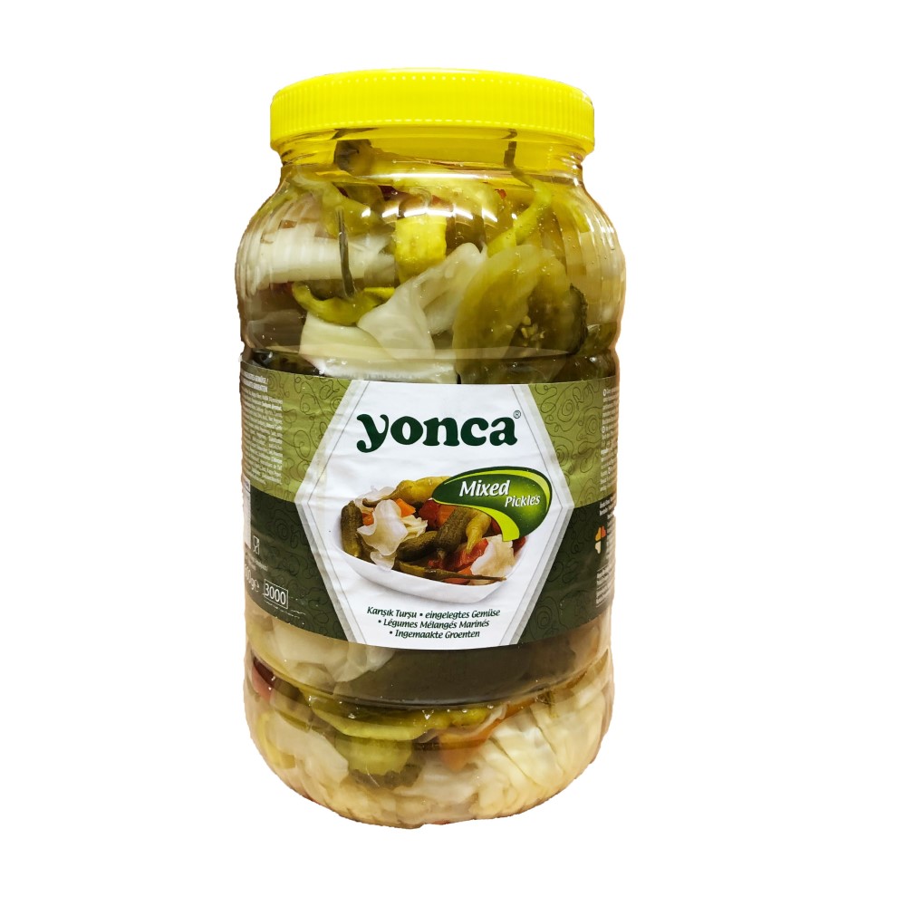 Yonca Mixed Vegetable Pickle 3kg - Karisik Tursu - Denar Foods Online
