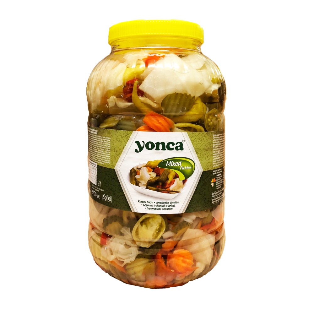 Yonca Mixed Vegetable Pickle 5kg - Karisik Tursu - Denar Foods Online