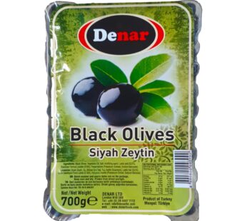 Denar Black Olives 700g – Uslu Siyah Zeytin Vakkum