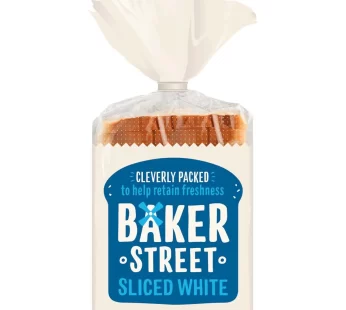 Baker Street Bread Sliced White 550g