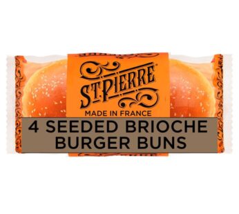 ST.PIERRE Buns Burger Seeded 4 Brioche 250g