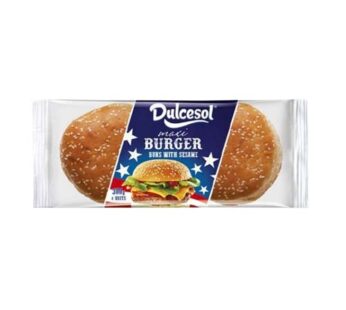 Dulcesol Burger Bun Maxi 4 Unit 300g
