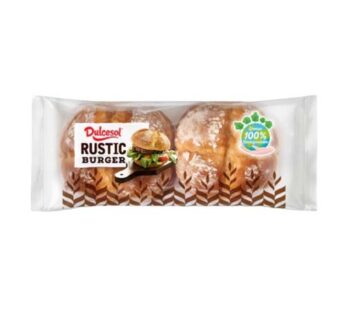 Dulcesol Burger Bun Rustic 4 Units 300g