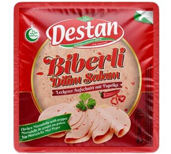Destan Salam Biberli – Peppered Slice 200g