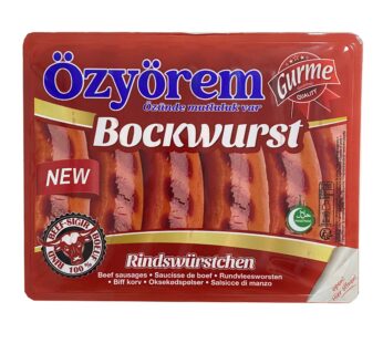 Ozyorem Bockwurst Beef Sausage Jumbo Sigir Sosis 700g