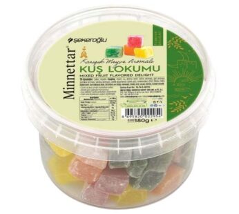 Sekeroglu Minnettar Turkish Delight Mix Mini Lokum 180g