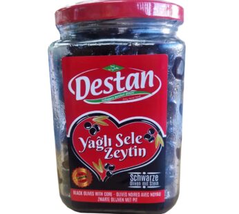 Zeliva Yagli Sele Jar Black Olives 400g – Yagli Sele Cam Siyah Zeytin Plastik