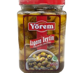 Yorem Grilled Green Olives Jar 350g – Yesil Zeytin Izgara Jar